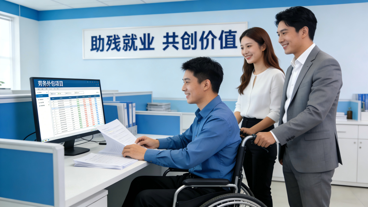 銅川殘疾人助殘就業勞務外包 銅川殘疾人助殘就業勞務外包